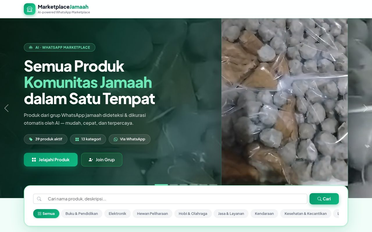 Marketplace Jamaah AI